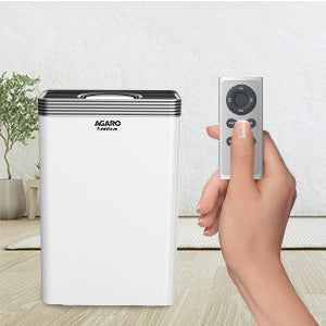 Pure-Wave 45W Air Purifier, True Hepa Filter, Real Time Air Quality Indicators (White)