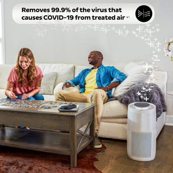 Instant Air Purifier, Large with Night Mode, Pearl